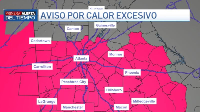 Aviso de calor excesivo