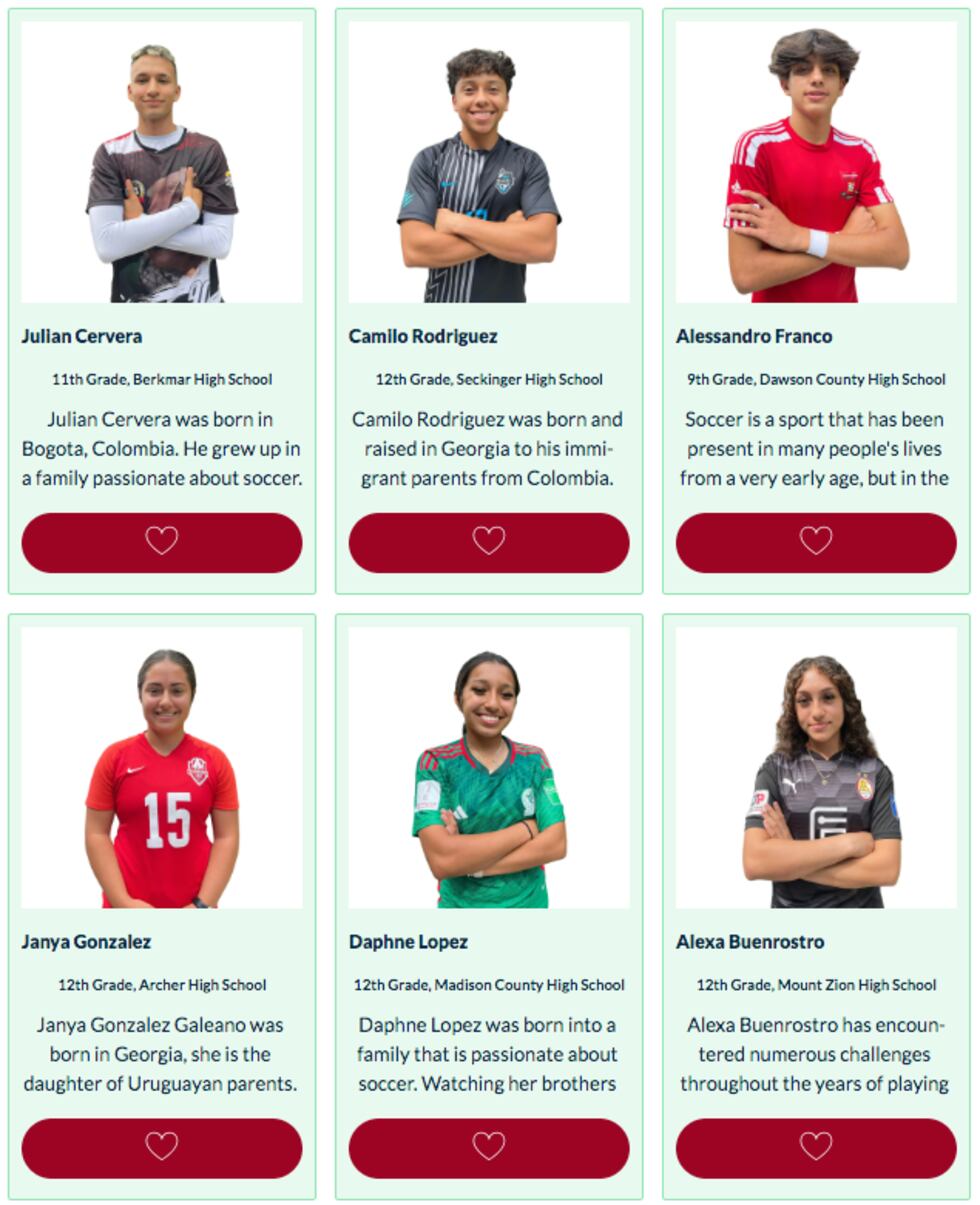 Vota por tu atleta favorito para ganar la beca deportiva de Telemundo Atlanta
