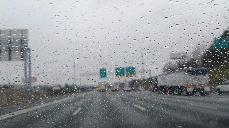 Mañana de jueves lluviosa en Atlanta